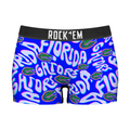 Rock 'Em Socks Women's Boy Shorts - Florida Gators - Twisted Wordmark — main product shot