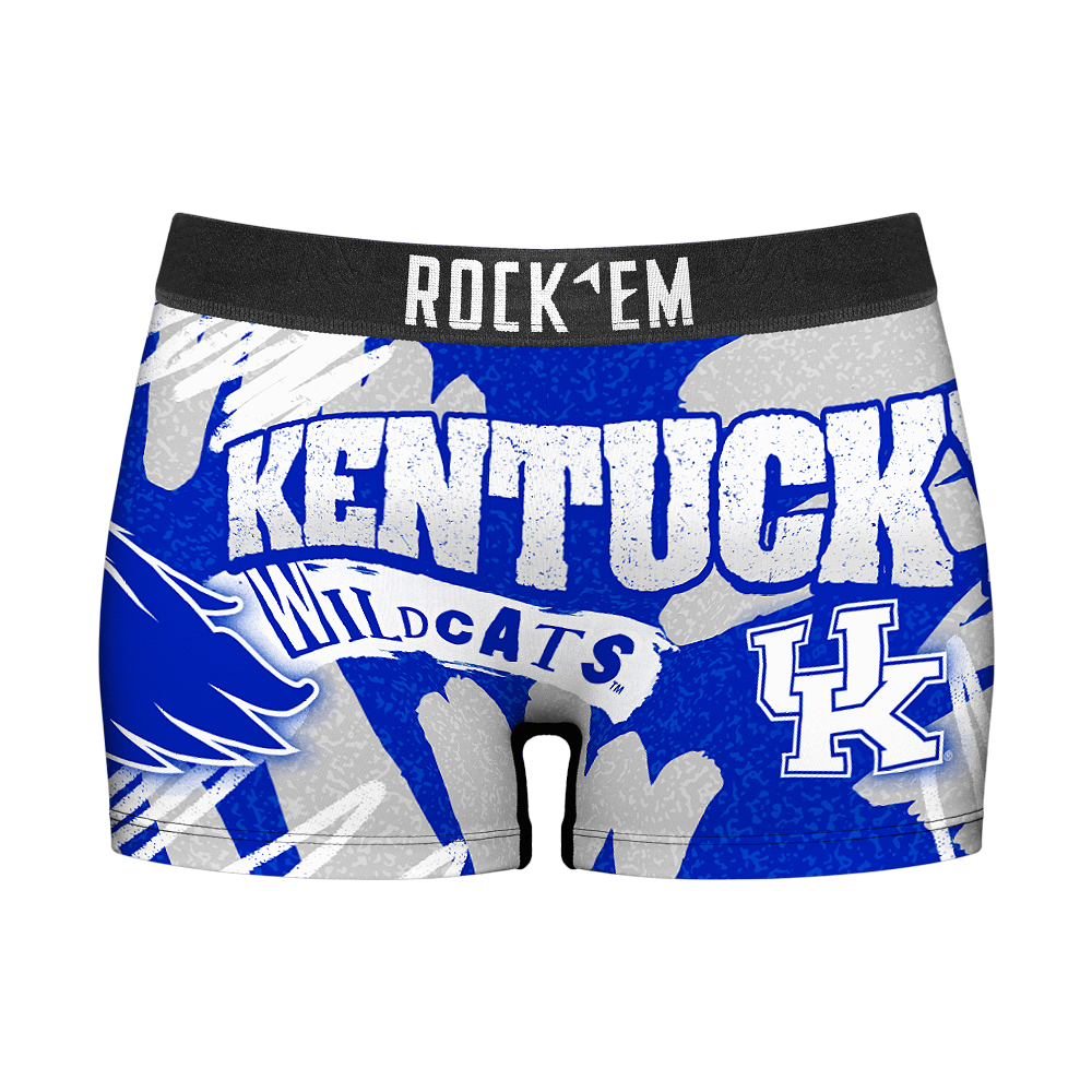 Rock 'Em Socks Women's Boy Shorts - Kentucky Wildcats - Team Blast — main product shot