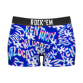 Rock 'Em Socks Women's Boy Shorts - Kentucky Wildcats - Twisted Wordmark — main product shot