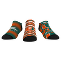 Rock 'Em Socks Miami Hurricanes - Low Cut  - Make Some Noise (3-Pack) — main product shot