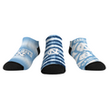 Rock 'Em Socks North Carolina Tar Heels - Low Cut  - Make Some Noise (3-Pack) — main product shot