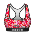 Rock 'Em Socks Women's Sports Bra - UNLV Rebels - Twisted Wordmark — main product shot