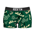 Rock 'Em Socks Rock 'Em Socks Women's Boy Shorts - USF Bulls - Logo All-Over — main product shot