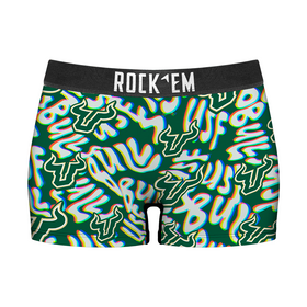 Rock 'Em Socks Women's Boy Shorts - USF Bulls - Twisted Wordmark