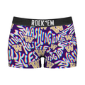 Rock 'Em Socks Women's Boy Shorts - Washington Huskies - Twisted Wordmark — main product shot
