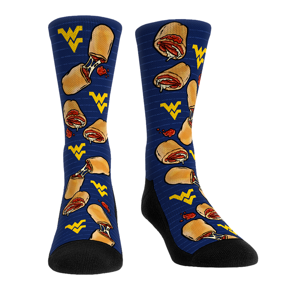 Rock 'Em Socks Rock 'Em Socks West Virginia Mountaineers - Pepperoni Rolls — main product shot