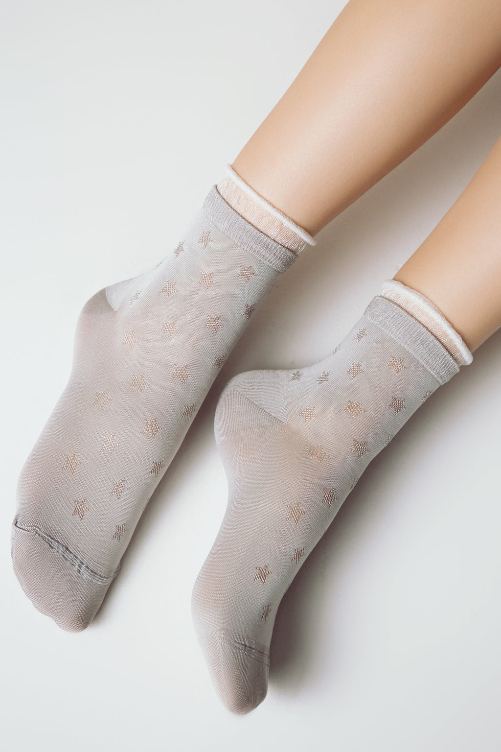 TheRanok.com Conte Socks Classic - 491 Decorative Transparent Mesh — main product shot