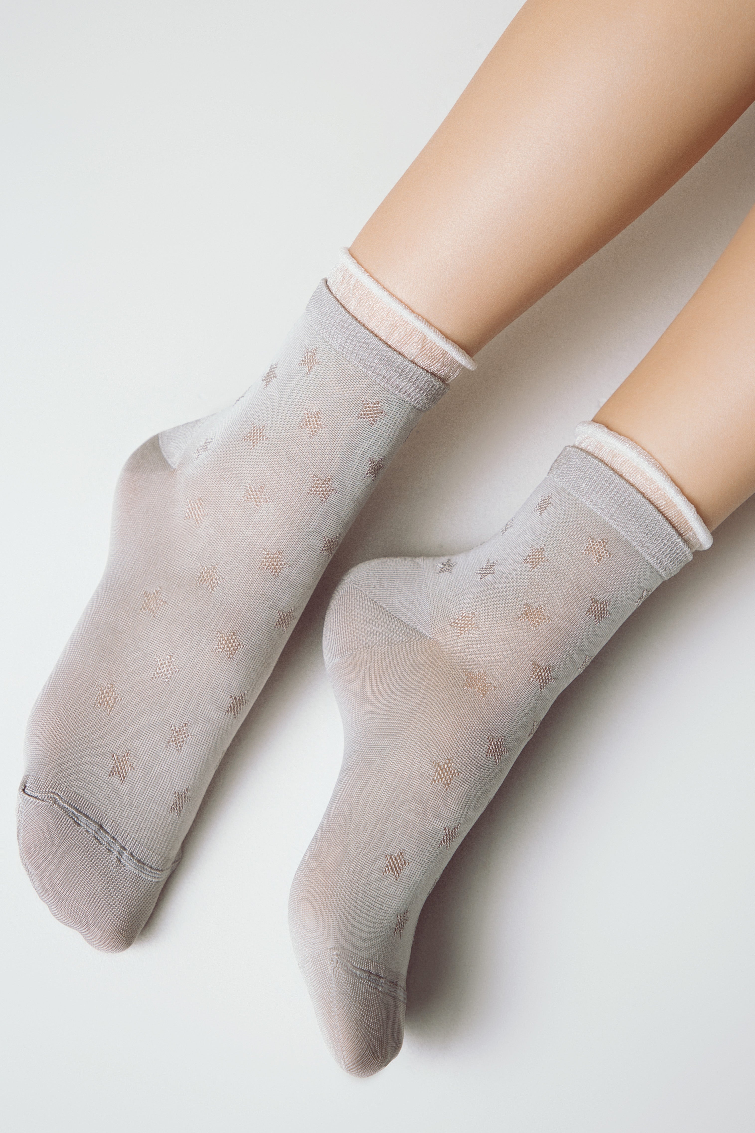 TheRanok.com Conte Socks Classic - 491 Decorative Transparent Mesh — main product shot