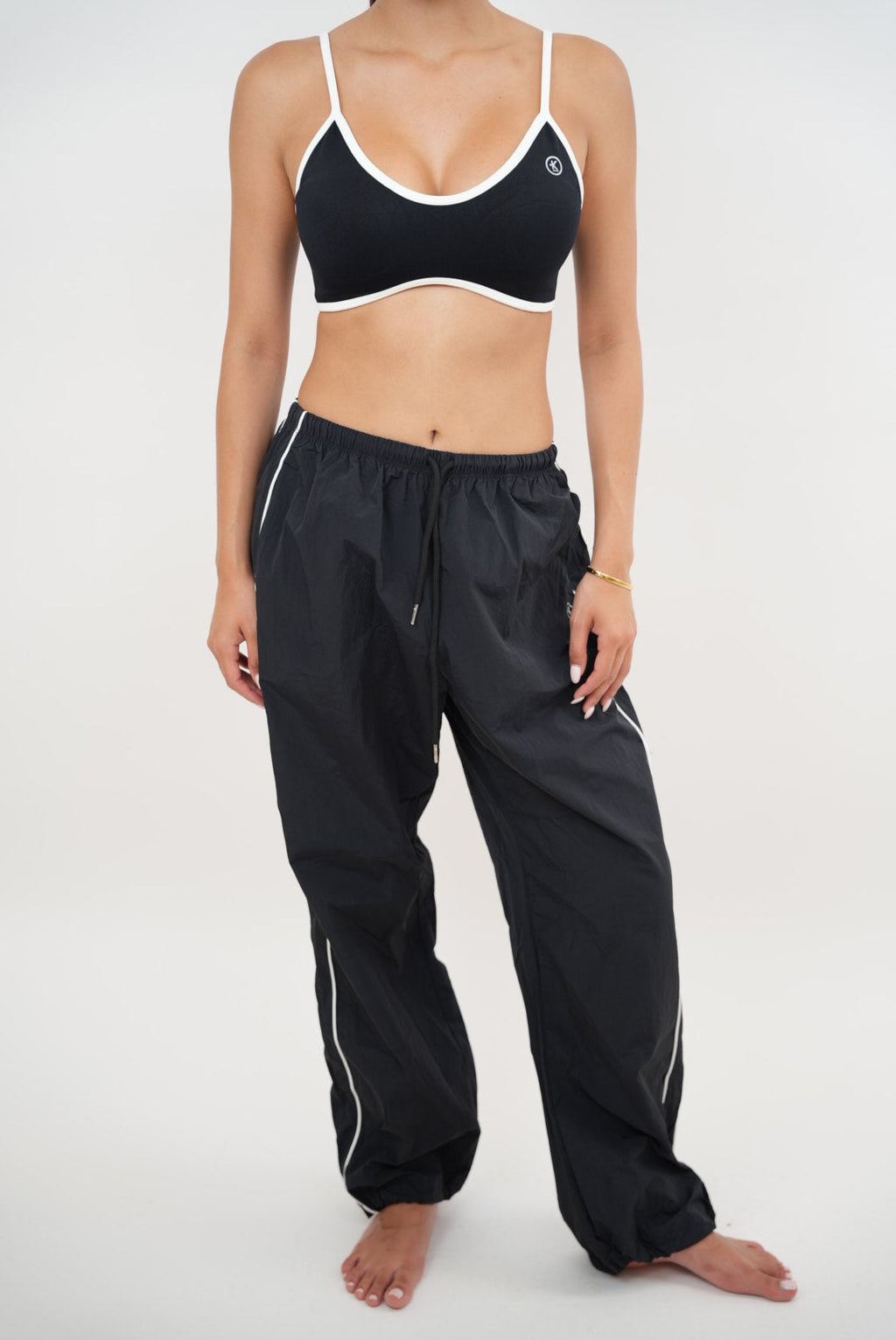 KIMITH BRAND I Accept Change with Grace Black Versatile Relaxed Fit Pant — back view