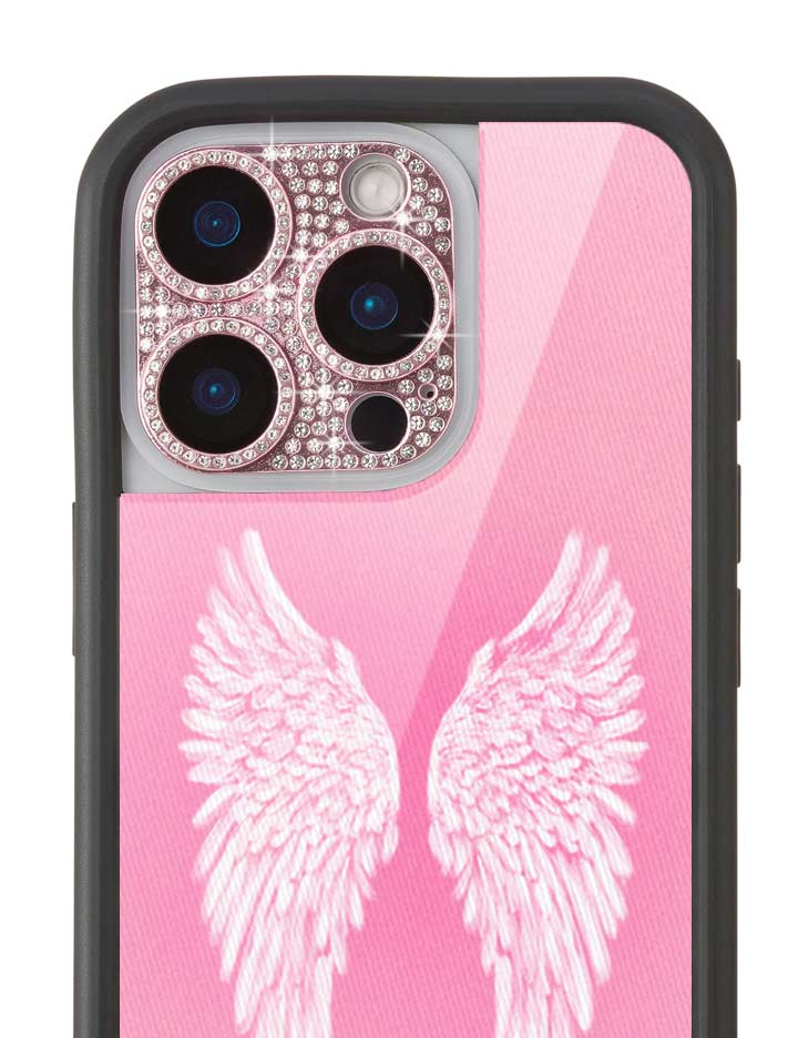 Wildflower Cases Camera Bling Cover | Pink — in-use photo
