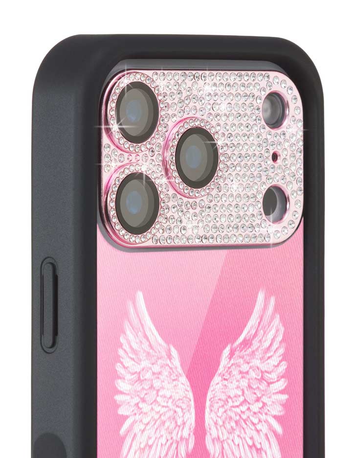 Wildflower Cases Camera Bling Cover | Pink — side view