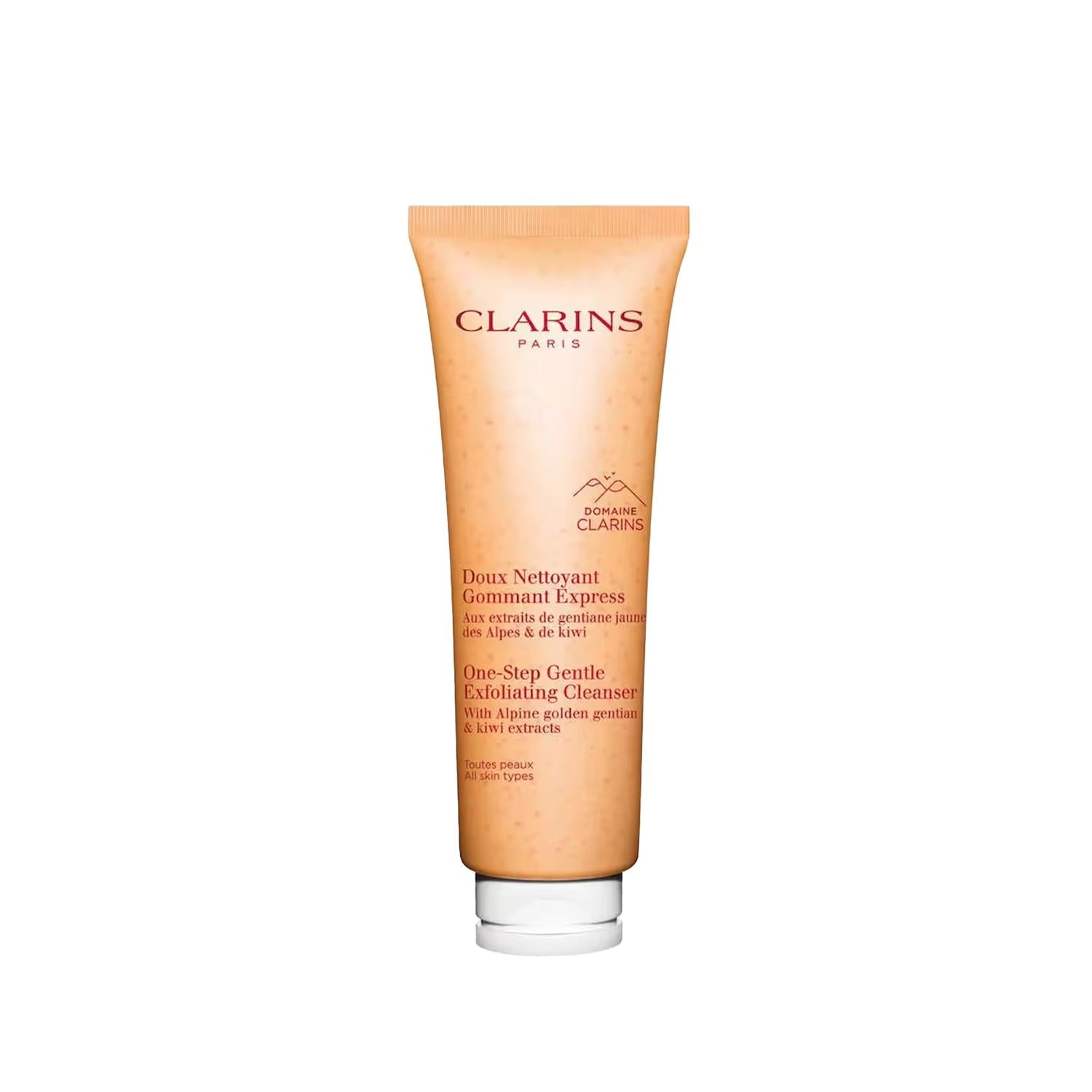 Clarins One Step Gentle Peeling Facial Cleanser: Exfoliating Face Wash for Smooth, Radiant Skin | 125ml