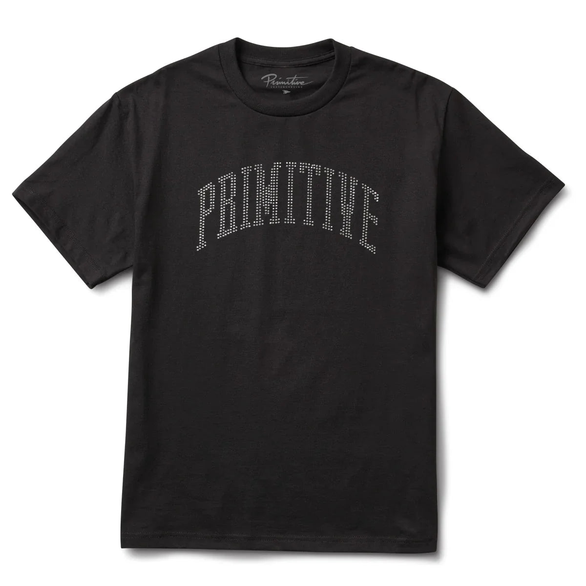 Primitive Collegiate Rhinestone HW Tee - Black by Skates USA