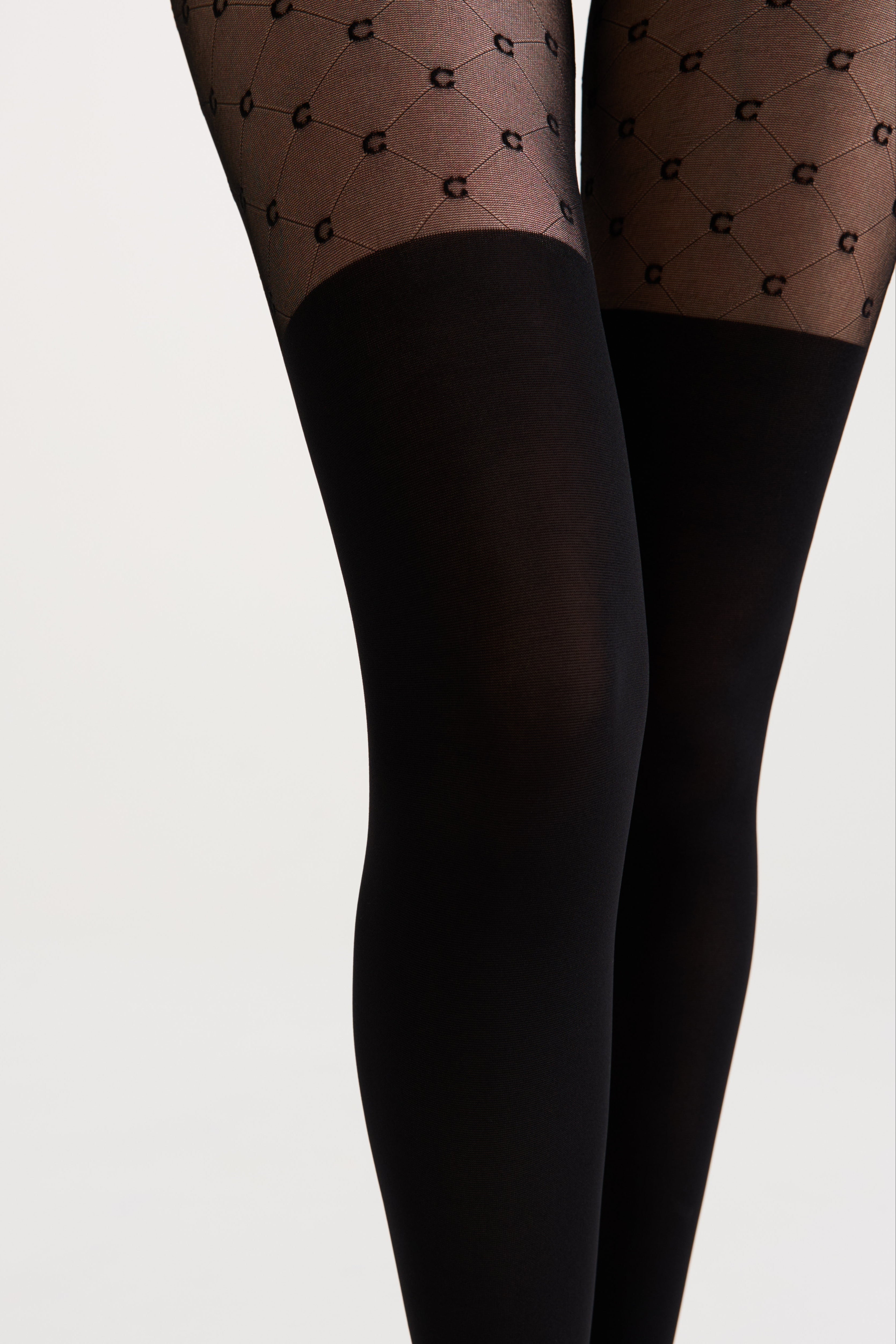 TheRanok.com Fantasy Tights Conte Couture - Imitation Overknees — side view