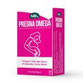 NBL Pregna Omega Prenatal Supplement - Omega-3, Folic Acid, Multivitamin for Pregnancy Support
