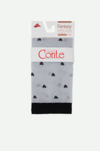 TheRanok.com Shimmering Socks Conte Fantasy - "Hearts" Designs — alternative angle
