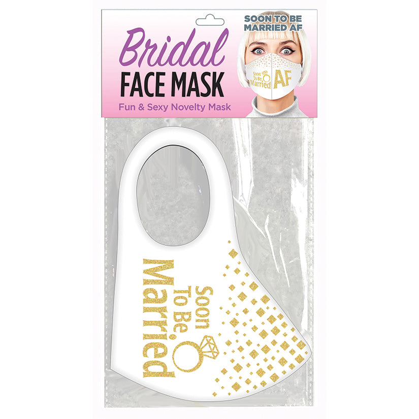 Love Spark Cove | Intimate Apparel, Pleasure Shop & Free Shipping Soon To Be Married AF Glitter Mask — main product shot