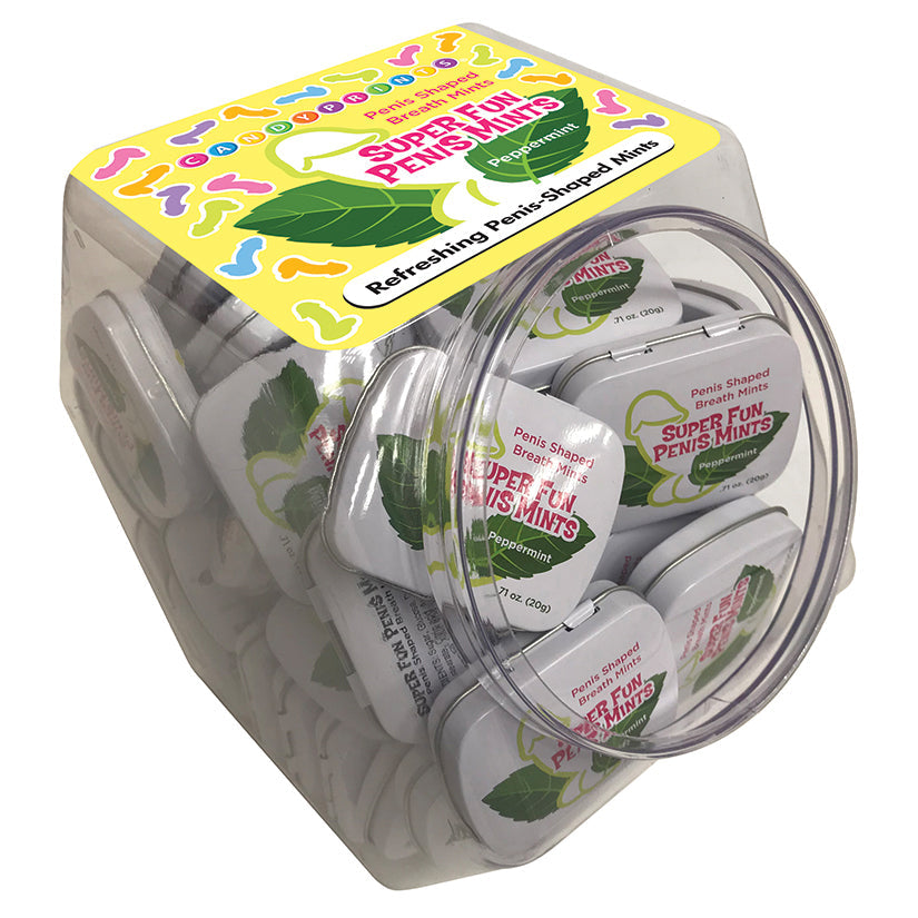 Love Spark Cove | Intimate Apparel, Pleasure Shop & Free Shipping Super Fun Penis Mints Display of 48 — main product shot