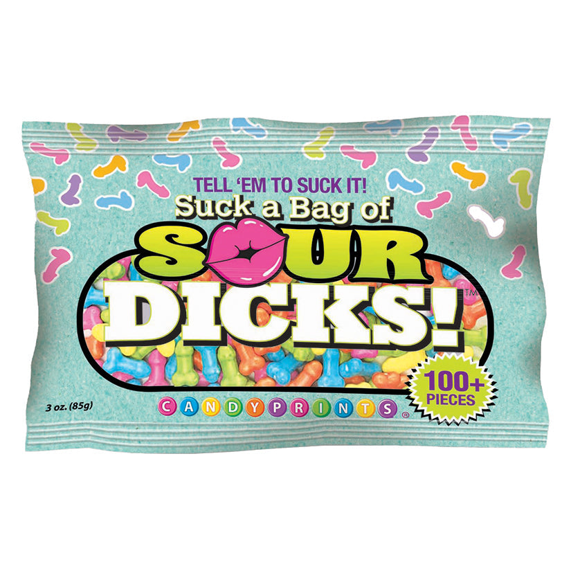 Love Spark Cove | Intimate Apparel, Pleasure Shop & Free Shipping Suck a Bag of Sour Dicks 3oz Bag — main product shot