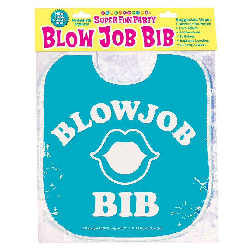 Love Spark Cove | Intimate Apparel, Pleasure Shop & Free Shipping Blow Job Bib-Teal — main product shot