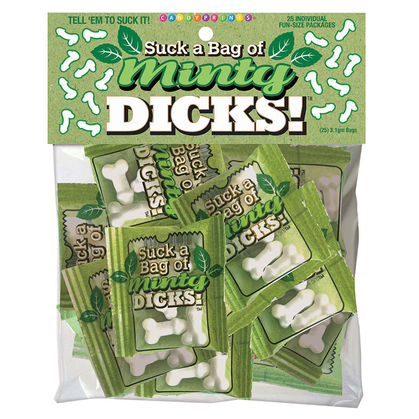 Love Spark Cove | Intimate Apparel, Pleasure Shop & Free Shipping Suck A Bag of Minty Dicks Bag of 25 — main product shot