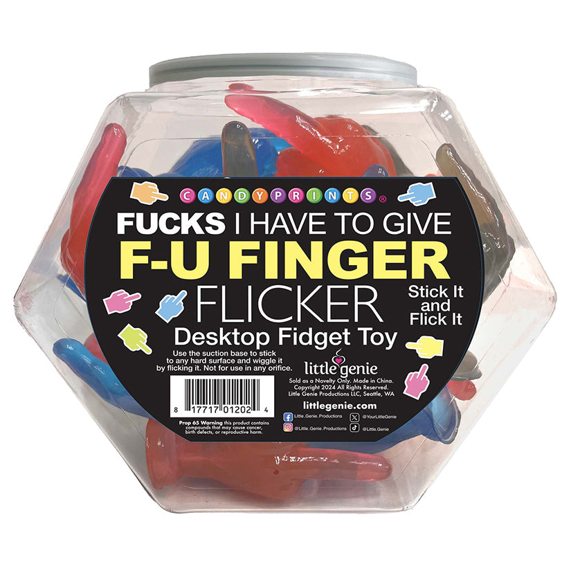 Love Spark Cove | Intimate Apparel, Pleasure Shop & Free Shipping F-U Finger Flicker Fidget Toy Fishbowl of 24 — main product