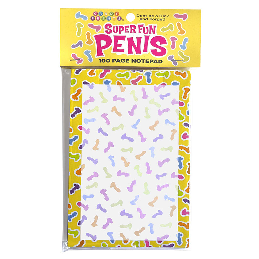 Love Spark Cove | Intimate Apparel, Pleasure Shop & Free Shipping Super Fun Penis Notepad — main product shot