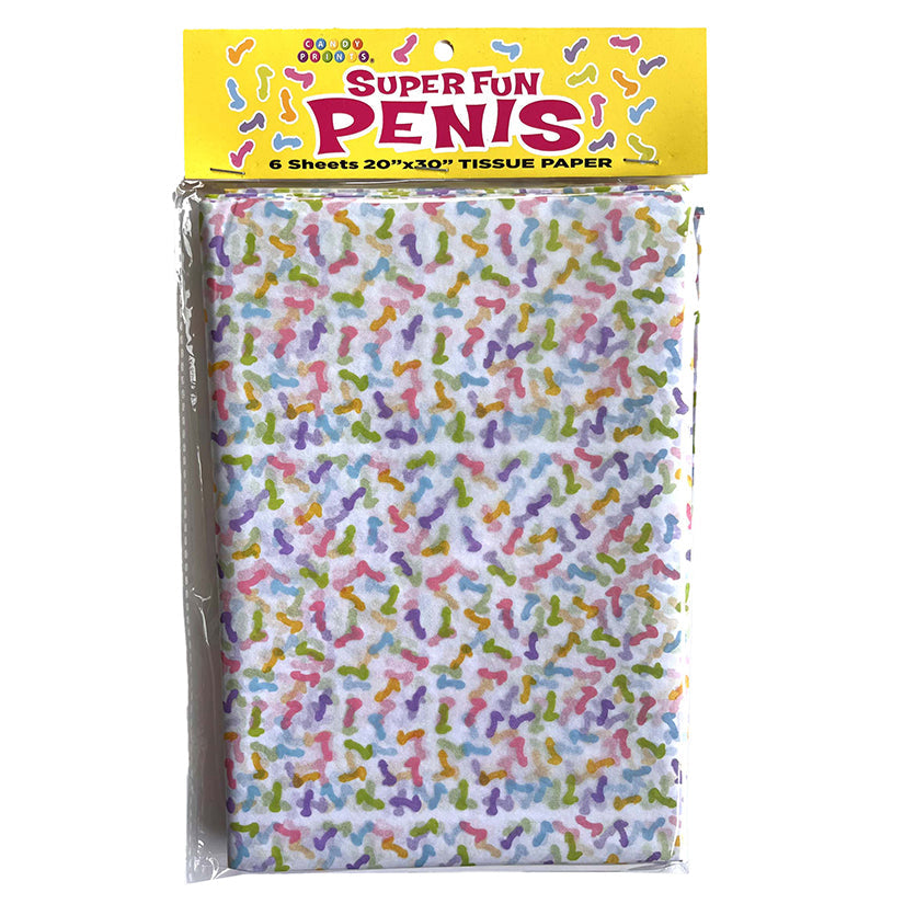Love Spark Cove | Intimate Apparel, Pleasure Shop & Free Shipping Super Fun Penis Tissue Paper — main product shot