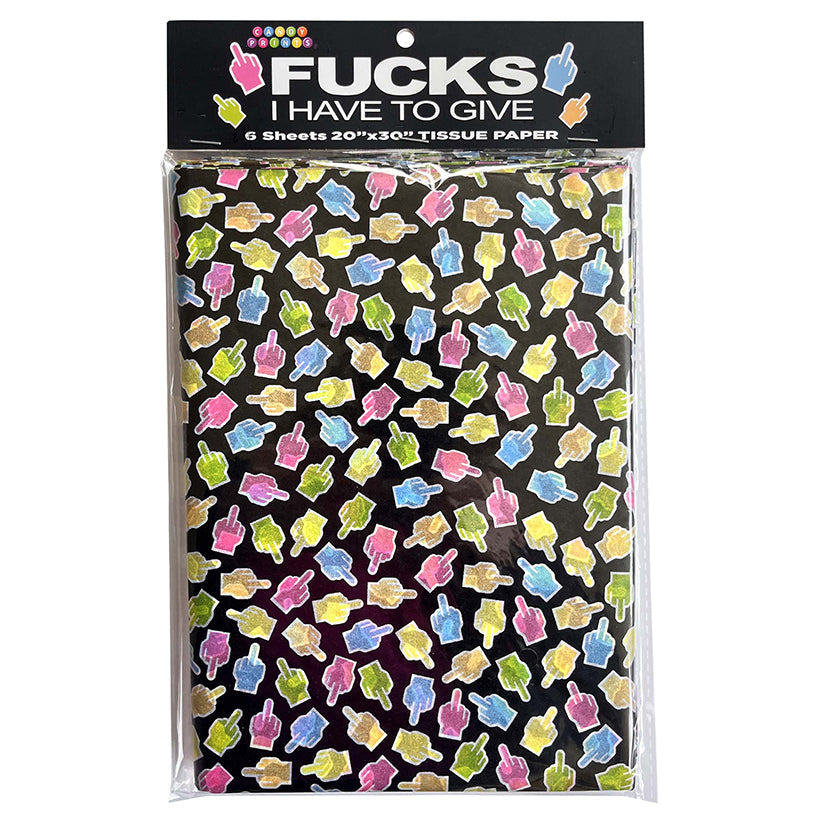 Love Spark Cove | Intimate Apparel, Pleasure Shop & Free Shipping Fucks To Give Tissue Paper — main product shot
