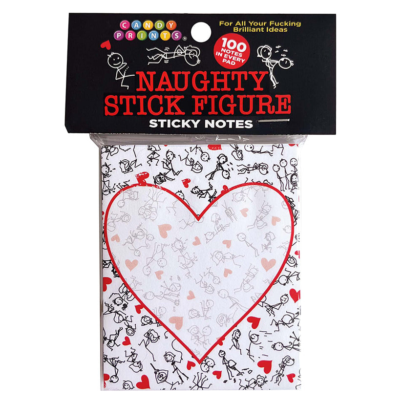 Love Spark Cove | Intimate Apparel, Pleasure Shop & Free Shipping Naughty Stick Figure Sticky Notes — main product shot