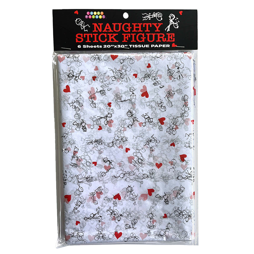 Love Spark Cove | Intimate Apparel, Pleasure Shop & Free Shipping Naughty Stick Figure  Tissue Paper — main product shot