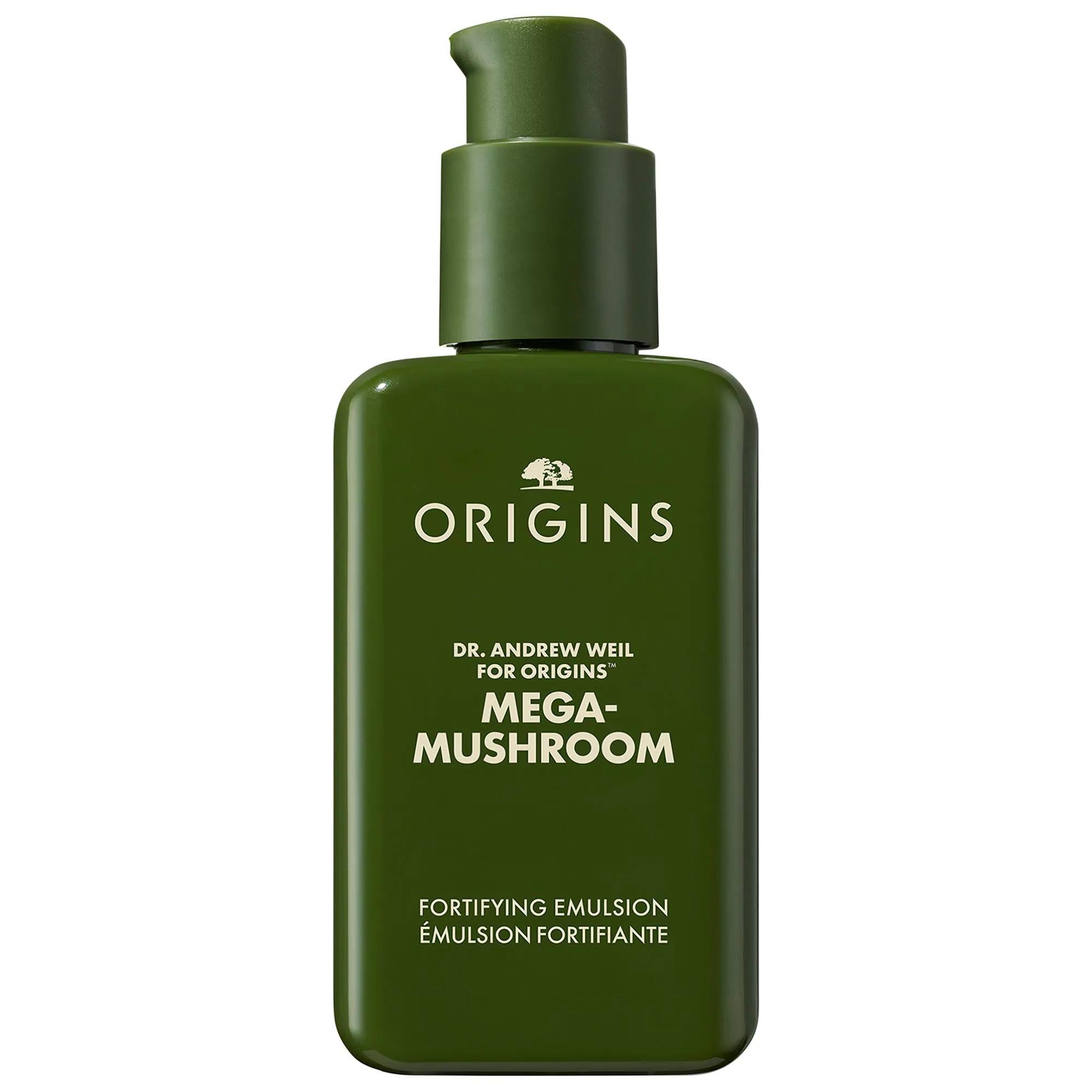 Dr. Andrew Weil for Origins Mega-Mushroom Fortifying Emulsion: Soothe Redness, Hydrate & Protect with Vegan Skincare