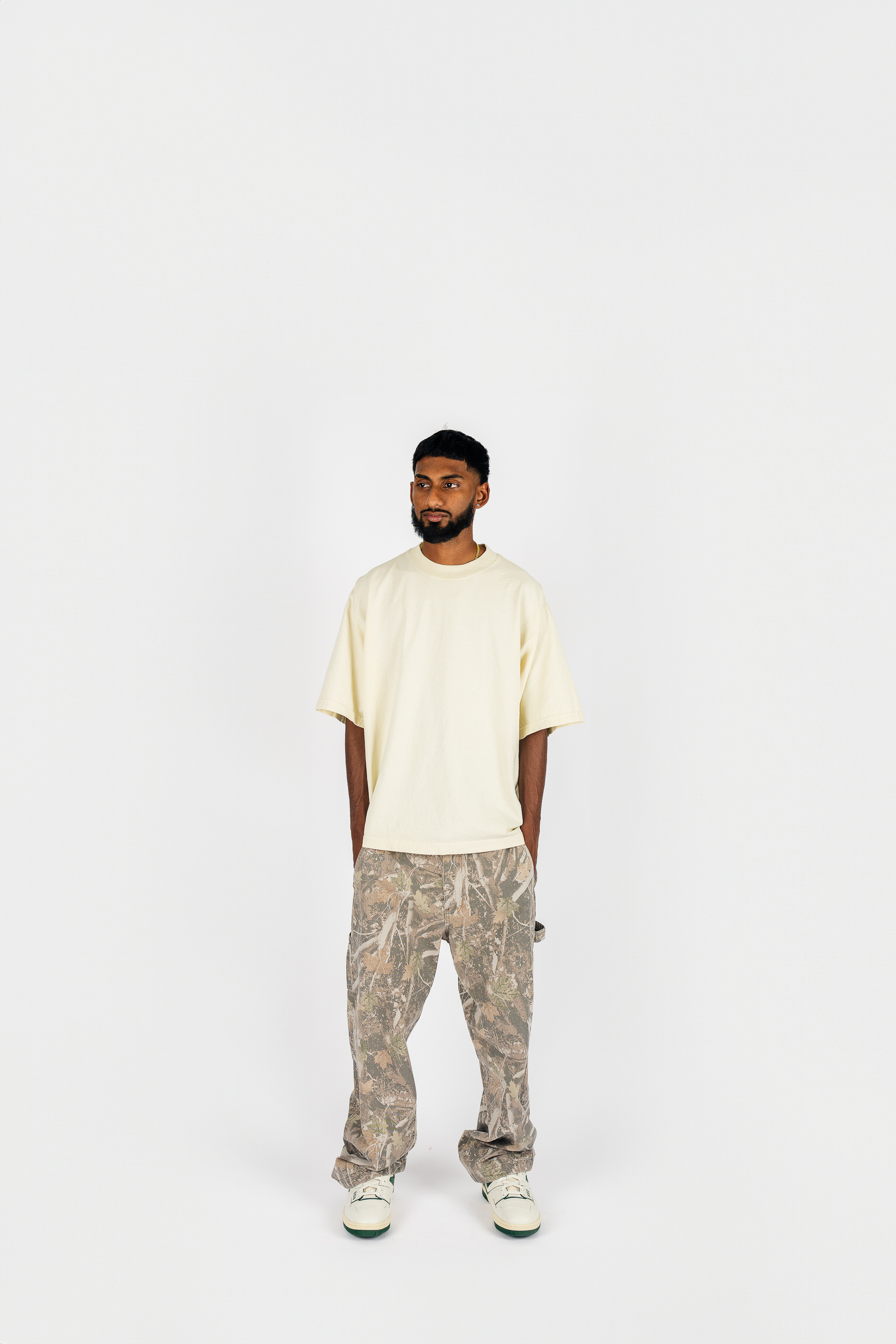 Superline Garment Dye Drop Shoulder Shirt — feature highlight