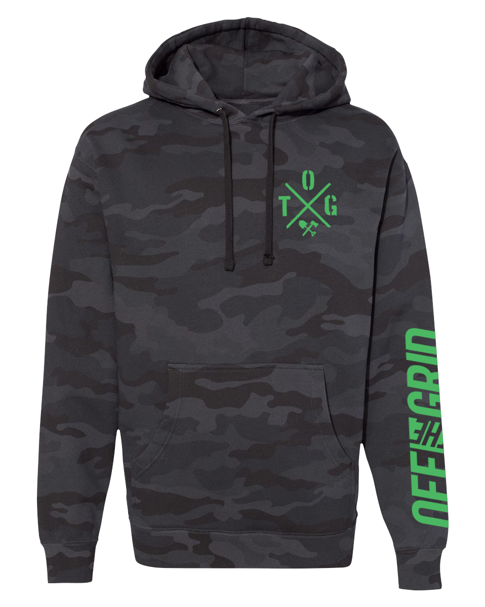 Off The Grid Surplus Crossed Up Hoodie — main product shot