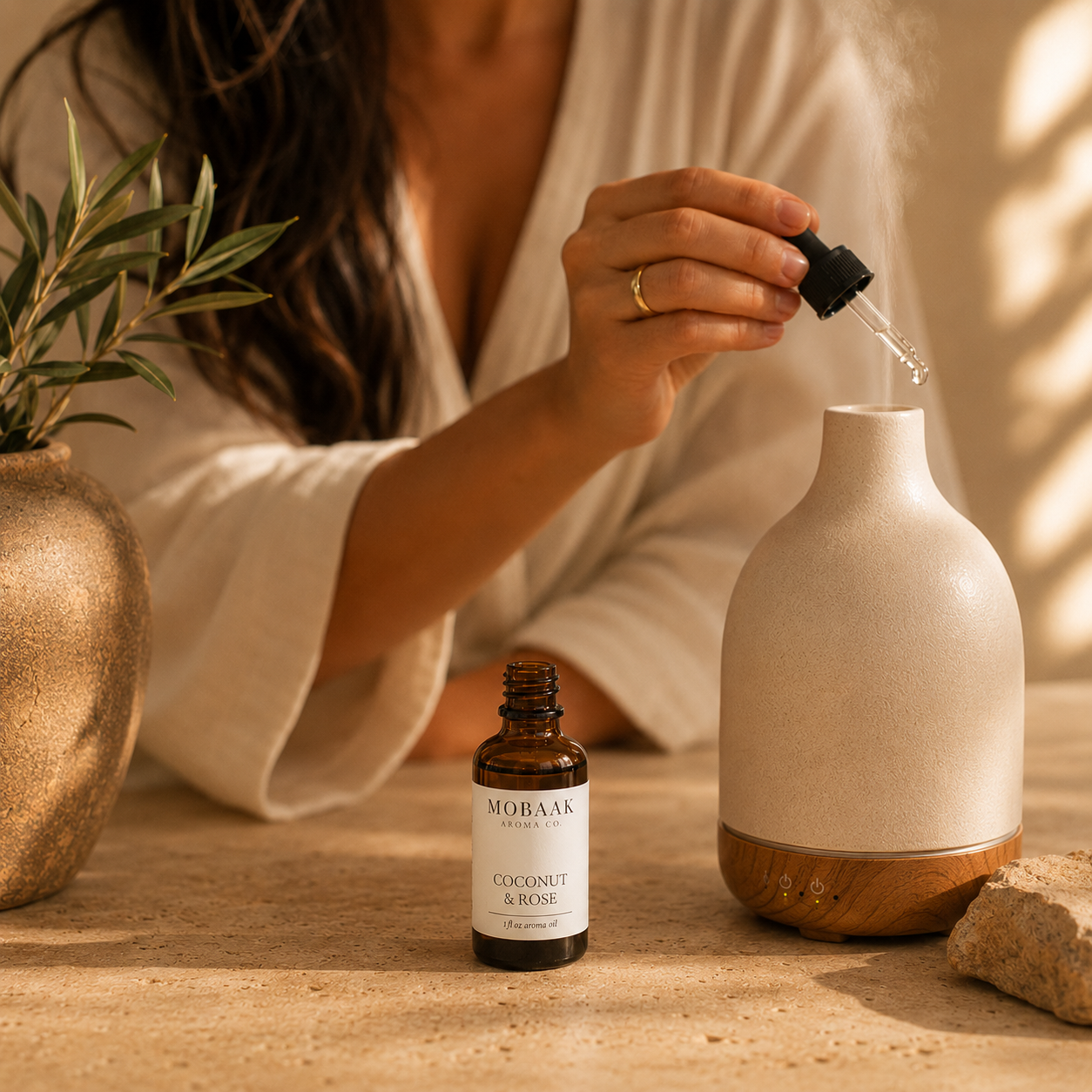 Coconut + Rose Aroma Oil – Mobaak Aromatherapy Shoppe