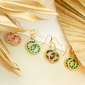 PARKEN JEWELRY PARKEN JEWELRY Labradorite Mini Halo Earrings — main product shot