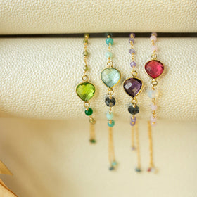 PARKEN JEWELRY Pink Tourmaline Ballet Bracelet