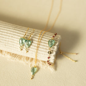 Green Amethyst Gold Isla Collection