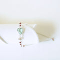 PARKEN JEWELRY PARKEN JEWELRY Green Amethyst Silver Isla Bracelet — main product shot