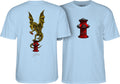 Powell Peralta Andy Anderson Vajra T-shirt - Light Blue by Skates USA