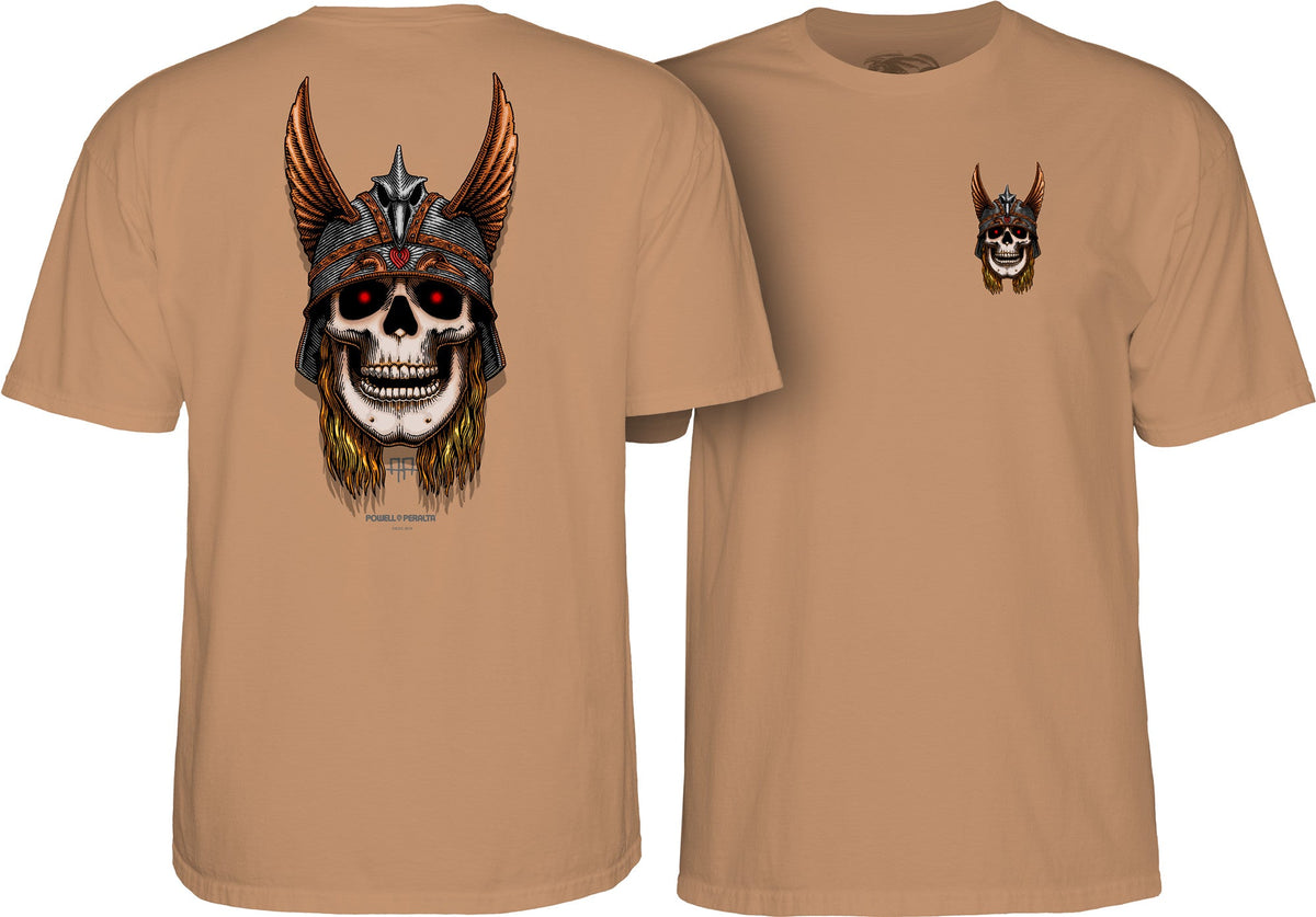 Powell Peralta Andy Anderson Skull T-shirt - Gold by Skates USA