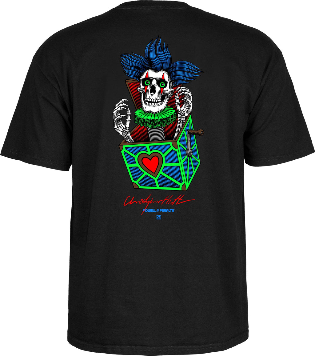 Powell Peralta Chris Hiett Skull T-Shirt - Black