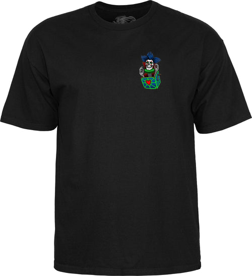 Powell Peralta Chris Hiett Skull T-Shirt - Black