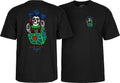 Powell Peralta Chris Hiett Skull T-Shirt - Black