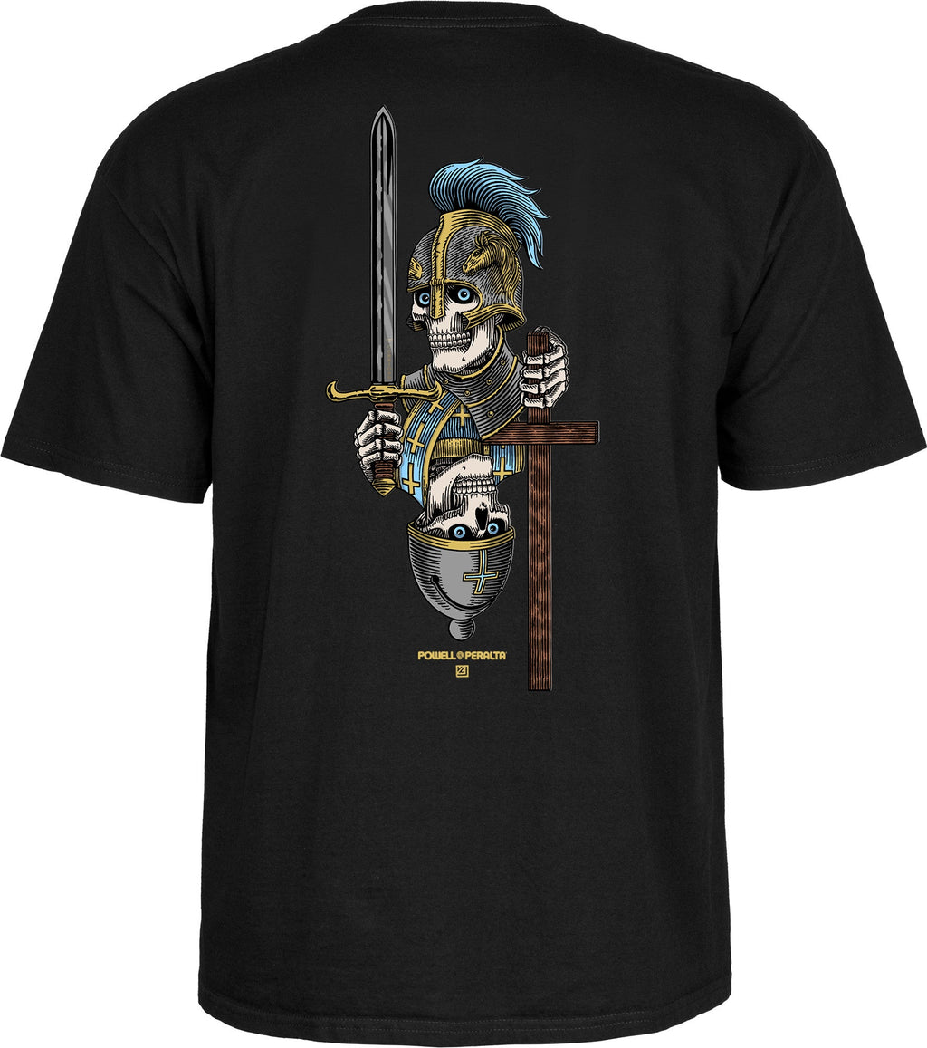 Powell Peralta Dan Corrigan Chess Skulls T-Shirt - Black