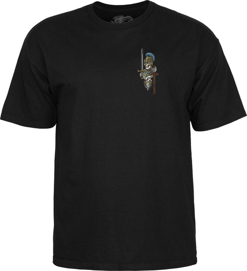 Powell Peralta Dan Corrigan Chess Skulls T-Shirt - Black