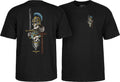 Powell Peralta Dan Corrigan Chess Skulls T-Shirt - Black