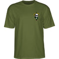Powell Peralta Mike McGill Skull & Snake T-shirt - Military Green by Skates USA
