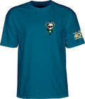 Powell Peralta McGill Skull and Snake 40th Anniversary T-shirt - Galapagos Blue by Skates USA