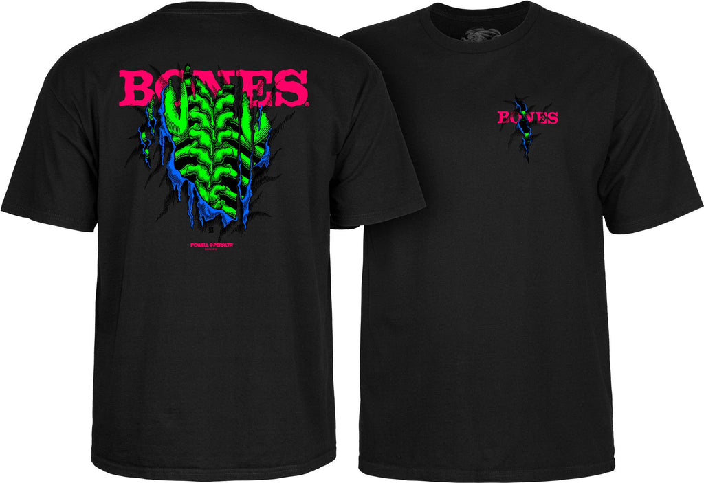 Powell Peralta Shred T-Shirt - Blacklight Black, alternate view